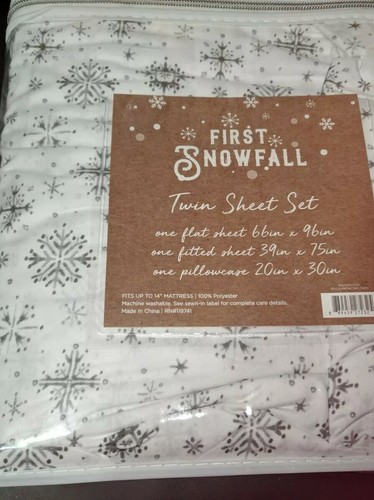 Twin sheet set new